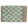 Image 1 : Old wooden checkerboard, robin's egg green paint, 11" X 17".