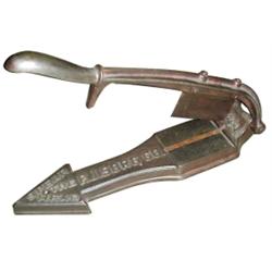 Cast iron tobacco cutter for "Spearhead Tobacco." Excellent condition, C. 1890.