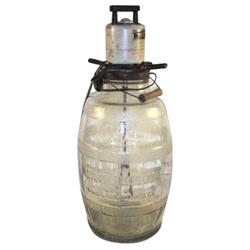 "Gem Dandy Electric Glass Churn", mfgd. by Alabama Mfg. Co., Birmingham, raised cow design in glass,
