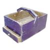 Image 1 : Carrier w/drawer, dark blue paint, 9" H.