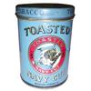 Image 1 : Tobacco tin, "Toasted Navy Cut." Excellent condition & great graphics, 6"H.