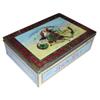 Image 1 : Tin cigar box/humidor for "Ben Bey" cigars, 9"W x 3"H.