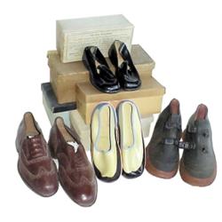 7 pr. of vintage rubber boots:  4 mens & 3 children's, includes B.F. Goodrich's "Metropolitan over M