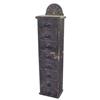 Image 1 : Old wooden 8 drawer hanging cupboard w/original finish, 23"H.