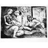 Pablo Picasso 'After'  Four Nude Models and a Sculptured Head c. 1934 Fine Art Print from Museum Art