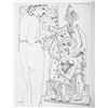 Image 2 : Pablo Picasso 'After'  Nude and Sculpture c. 1933 Fine Art Print from Museum Artist