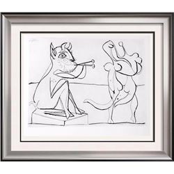 Pablo Picasso 'After'  Pan and Two Dancers c. 1945 Fine Art Print from Museum Artist