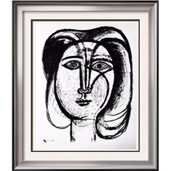 Pablo Picasso 'After'  Head of a Woman c. 1945 Fine Art Print from Museum Artist