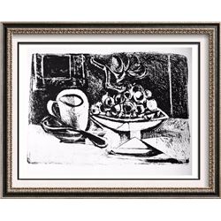 Pablo Picasso 'After'  Still Life with Fruit bowl c. 1945 Fine Art Print from Museum Artist