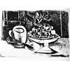 Image 2 : Pablo Picasso 'After'  Still Life with Fruit bowl c. 1945 Fine Art Print from Museum Artist