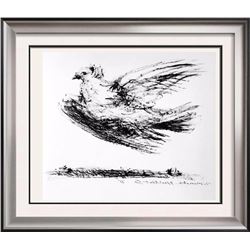 Pablo Picasso 'After'  Dove in Flight c. 1950 Fine Art Print from Museum Artist
