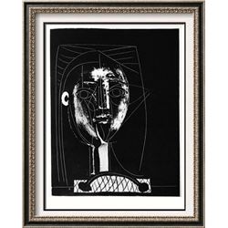 Pablo Picasso 'After'  Black Head c. 1948 Fine Art Print from Museum Artist