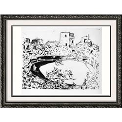 Pablo Picasso 'After'  Bullfighting Scene c. 1951 Fine Art Print from Museum Artist