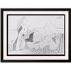 Pablo Picasso Double Sided Black & White Print # 60229 & 60231