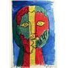 Image 3 : Pablo Picasso Double Sided Black & White & Full Color Print # 60281-60282