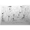 Image 4 : Pablo Picasso Double Sided Black & White & Full Color Print # 60281-60282