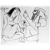 Image 3 : Pablo Picasso Double Sided Black & White Print # 62162-62163