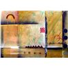 Image 2 : Figurative Abstract Modern Large Canvas Original Painting Colorful Signed Fabulous Sale