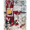 Image 2 : Janier Perfect Wine Acrylic on Canvas Heavy Texture Fantastic Original