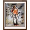 Image 1 : Cowgirl Heavy Textured Original Painting on Canvas Signed Janier Art Sale