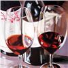 Image 4 : Cabernet Large Realistic Janier Painting on Canvas Signed Original Art Sale