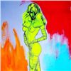 Image 3 : COLORFUL NUDE PAMELA ANDERSON POP ART ORIGINAL PAINTING