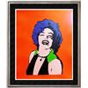 Image 1 : ONLY $100 ORIGINAL ARTWORK MARILYN MONROE WARHOL STYLE CANVAS POP COLORFUL SALE