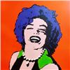 Image 3 : ONLY $100 ORIGINAL ARTWORK MARILYN MONROE WARHOL STYLE CANVAS POP COLORFUL SALE