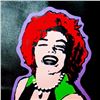 Image 3 : DRAMATIC COLORFUL POP STYLE MARILYN MONROE PAINTING
