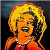 Image 3 : DRAMATIC COLORFUL POP STYLE MARILYN MONROE PAINTING