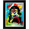 Image 1 : COLORFUL CANVAS ORIGINAL ART WHIMSICAL MONKEY