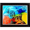 Image 1 : TIGERS COLORFUL ORIGINAL PAINTING LARGE POP ART