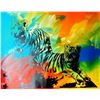 Image 2 : POP CANVAS TIGERS ORIGINAL ARTWORK SIGNED HUGE SALE