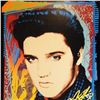 Image 3 : Elvis is King Pop Elvis Print Colorful Abstract Art