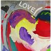 Image 3 : LOVE Pop Heart Original Mixed Media Painting Canvas