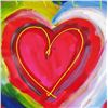 Image 3 : Pop Canvas Heart Series Signed Original Mixed Media
