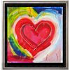 Image 1 : Pop Canvas Heart Series Signed Original Mixed Media
