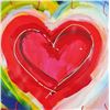 Image 3 : Pop Canvas Heart Series Signed Original Mixed Media