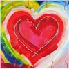 Image 4 : Pop Canvas Heart Series Signed Original Mixed Media