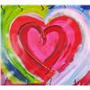 Image 4 : Pop Canvas Heart Series Signed Original Mixed Media