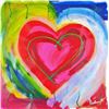 Image 2 : Pop Canvas Heart Series Signed Original Mixed Media