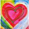 Image 3 : Pop Canvas Heart Series Signed Original Mixed Media