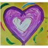 Image 3 : Pop Canvas Heart Series Signed Original Mixed Media