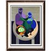 Image 1 : Cabril  Naïve Style Colorful Signed Graphic Sale