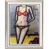 Image 1 : Buffet Bikini Original Colored Lithograph Signed Sale