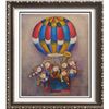 Image 1 : Abstract Figures Balloon Signed Original Canvas Painting
