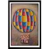 Image 1 : Abstract Figures Balloon Signed Original Canvas Painting