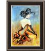 Image 1 : Moulin Rouge Original Painting on Canvas Signed Chen Textured Acrylic