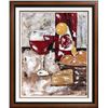 Image 5 : Janier Perfect Wine Acrylic on Canvas Heavy Texture Fantastic Original