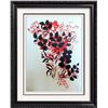 Image 1 : Bouquet Original Colored Lithograph Marc Chagall "After" Rare Find